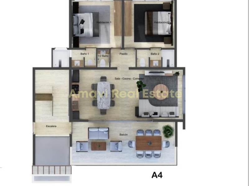 Las Terrenas, ciudad, 2 Bedrooms Bedrooms, 0 ,2 BathroomsBathrooms,Pre Construction Apartment,For Sale,0,1361