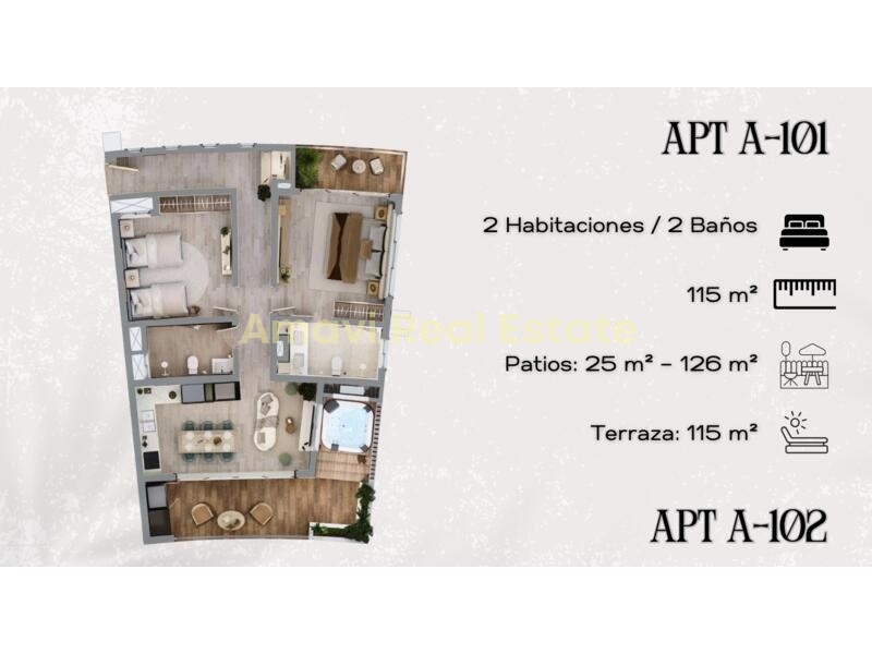 Samana, 2 Bedrooms Bedrooms, 0 ,2 BathroomsBathrooms,Pre Construction Apartment,For Sale,0,1432