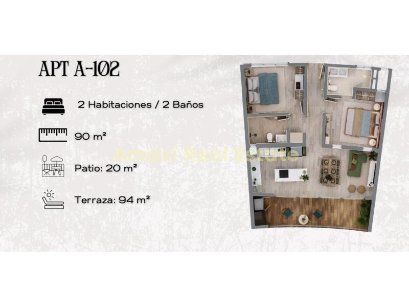Samana, 2 Bedrooms Bedrooms, 0 ,2 BathroomsBathrooms,Pre Construction Apartment,For Sale,0,1432